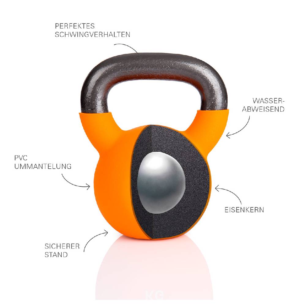 Sport Tec Kettlebell, 20 kg, orange Flash Sale