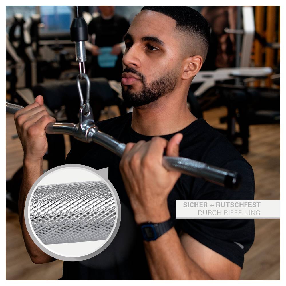 Sport Tec SZ-Trizepsstange Wellenform, 75 cm Kostenlose Rückgabe