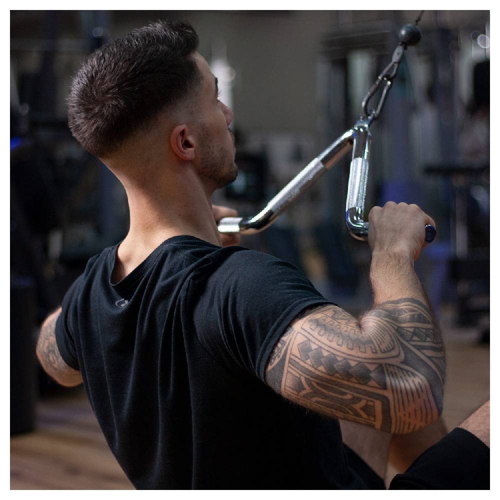 Sport Tec Kleiner Trizepsgriff, gebogen, 54 cm Sonderangebot der Fabrik