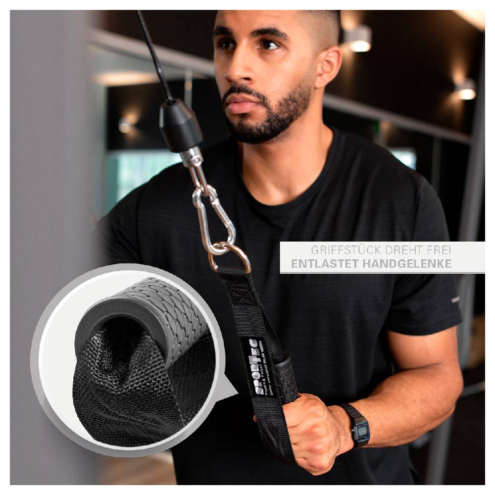 Sport Tec Sport-Tec Zuggriff mit Anti-Rutsch, schwarz Black Friday Preise