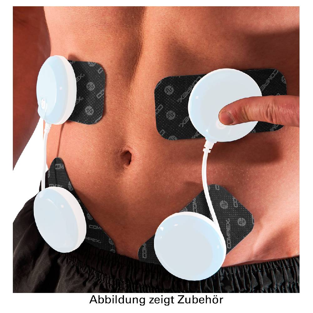 Sport Tec Compex Elektroden Easy Snap, 5x10 cm, 2 Stück Begrenzt auf 3 Tage
