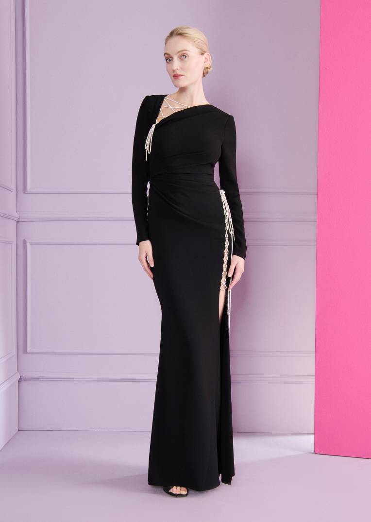 Talbot Runhof Abendkleid Nocturnal1