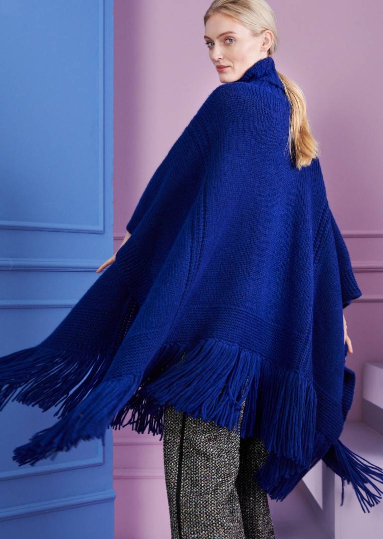 Talbot Runhof Poncho PadmaPoncho1 Neueste Stile