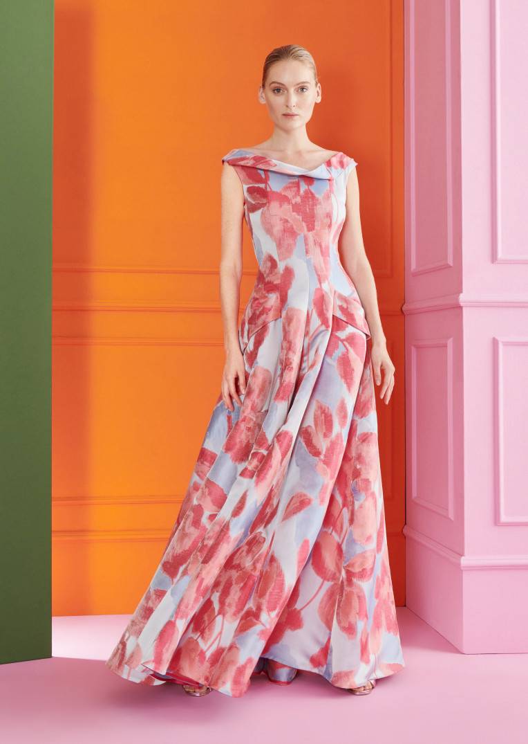 Talbot Runhof Langes Kleid Kolja4 Verkauf