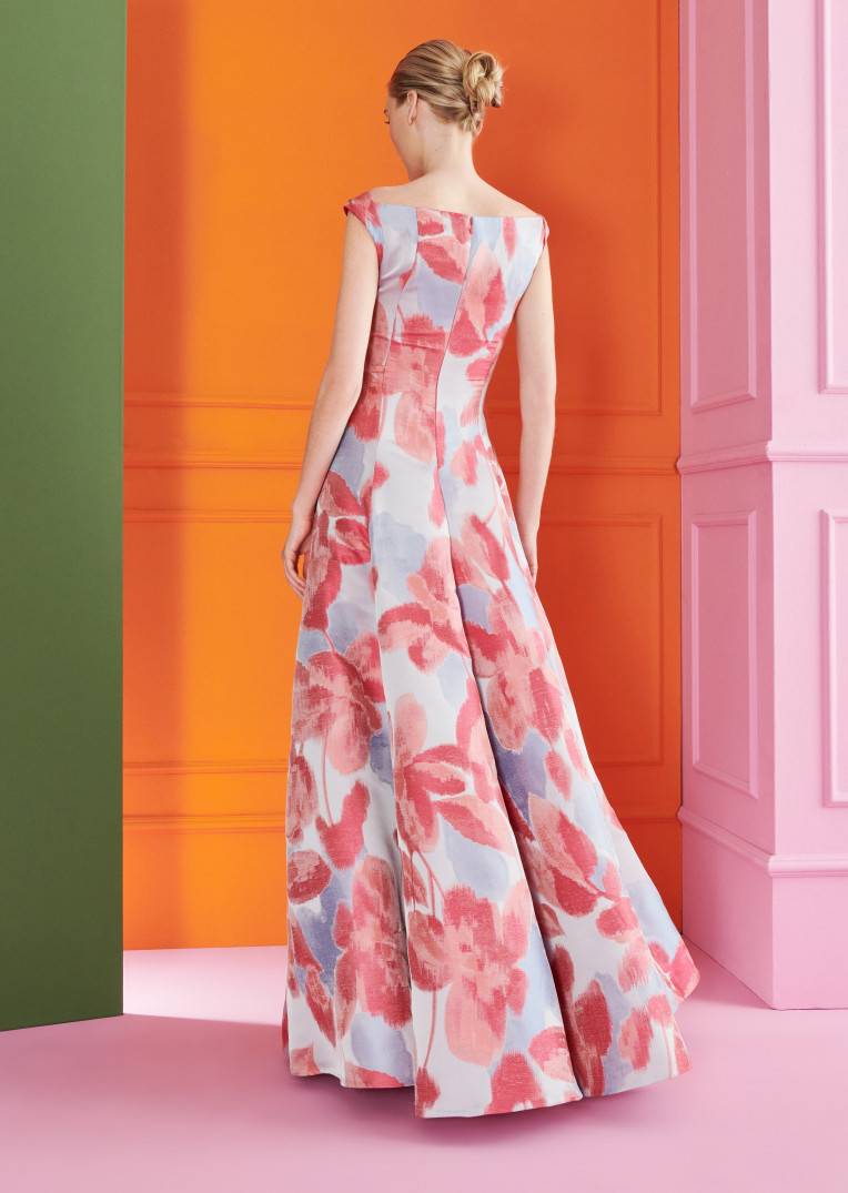 Talbot Runhof Langes Kleid Kolja4 Verkauf