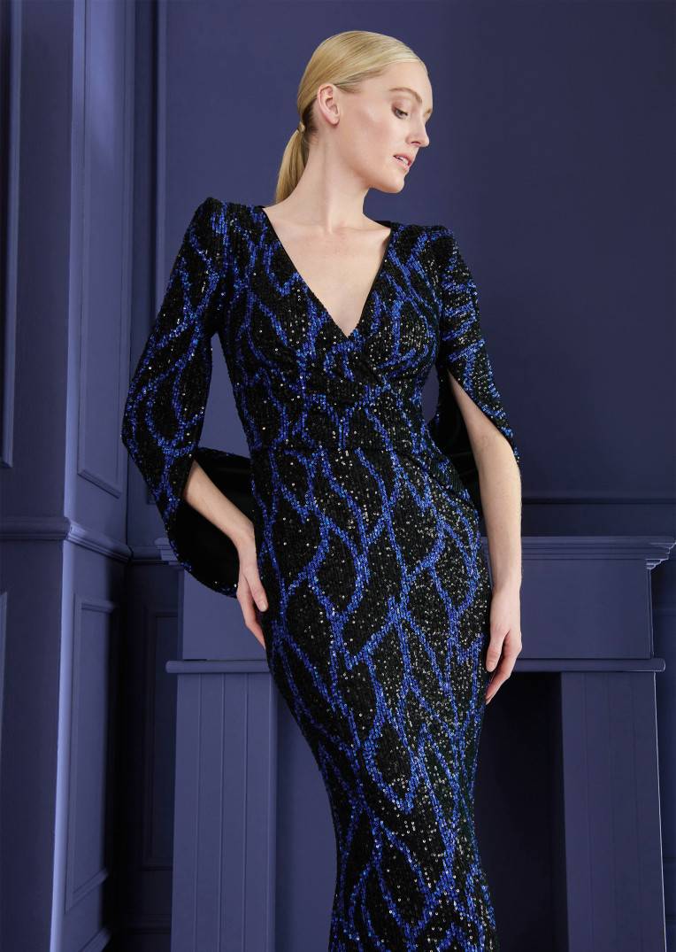 Talbot Runhof Abendkleid Rosin24 Clearance-Verkauf