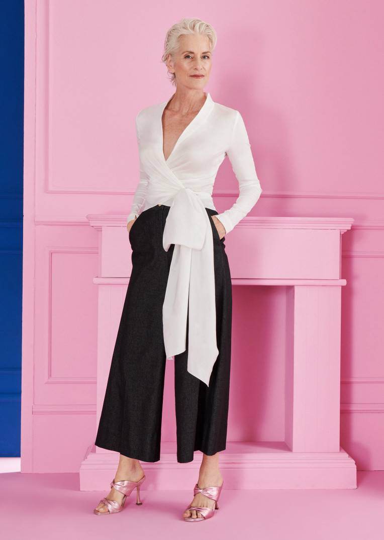 Talbot Runhof Wickelbluse Naxos1 Vatertagsangebot
